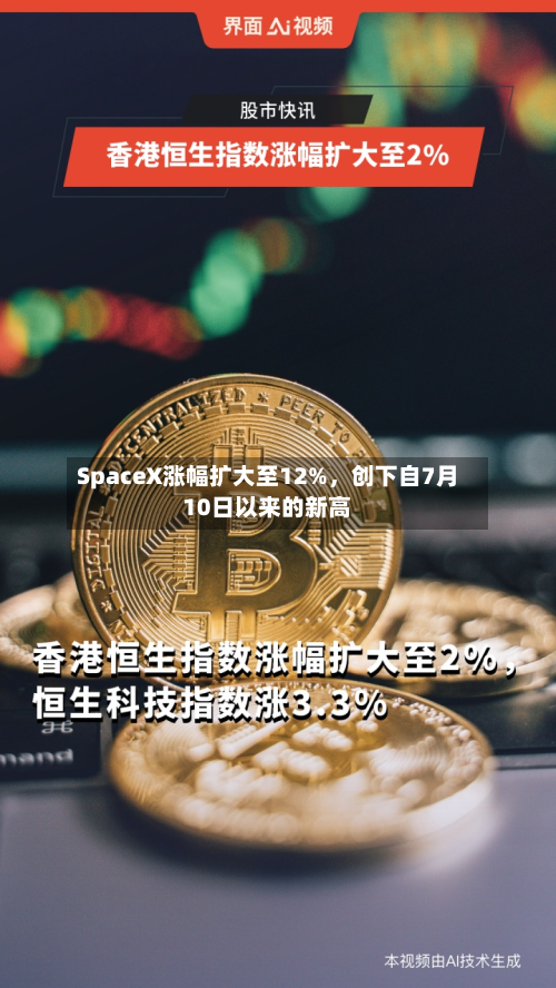 SpaceX涨幅扩大至12%	，创下自7月10日以来的新高-第1张图片