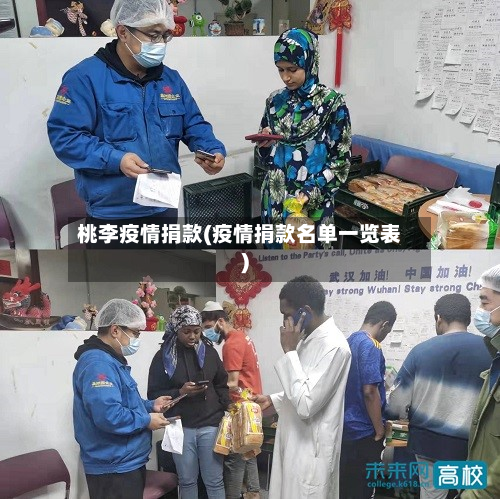 桃李疫情捐款(疫情捐款名单一览表)-第2张图片