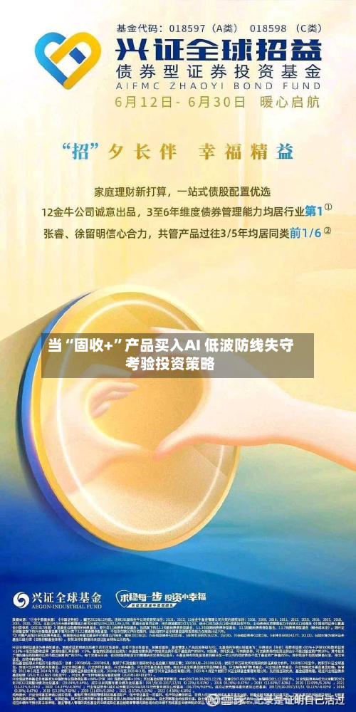 当“固收+”产品买入AI 低波防线失守考验投资策略-第3张图片