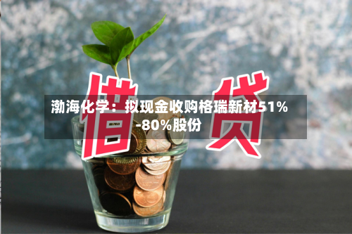 渤海化学:拟现金收购格瑞新材51%-80%股份-第1张图片