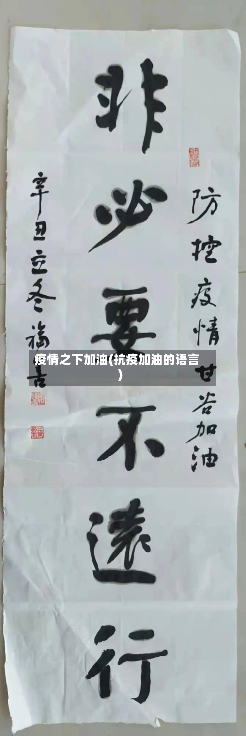 疫情之下加油(抗疫加油的语言)-第1张图片