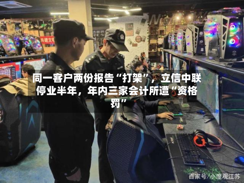 同一客户两份报告“打架”，立信中联停业半年	，年内三家会计所遭“资格罚”-第2张图片