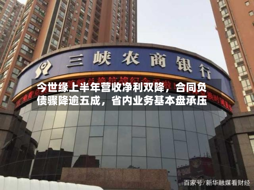 今世缘上半年营收净利双降，合同负债骤降逾五成	，省内业务基本盘承压-第1张图片