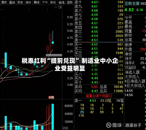 税惠红利“提前兑现” 制造业中小企业受益明显-第1张图片