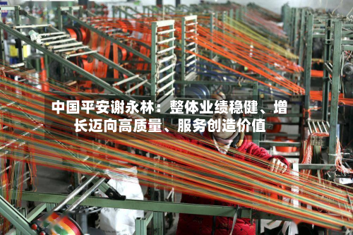 中国平安谢永林：整体业绩稳健、增长迈向高质量	、服务创造价值-第1张图片