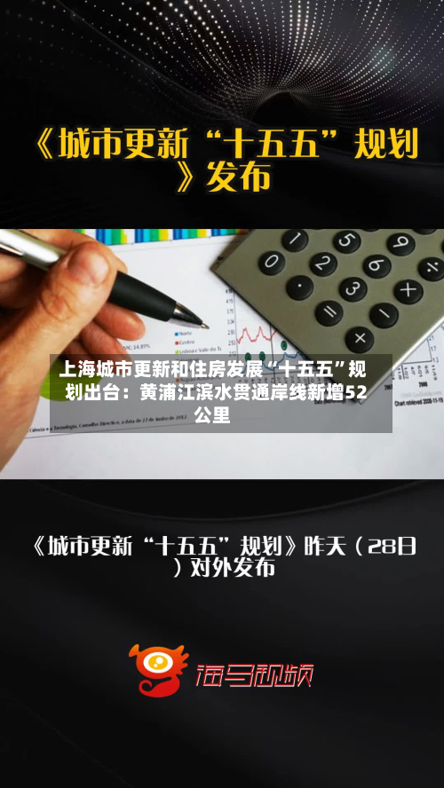 上海城市更新和住房发展“十五五”规划出台：黄浦江滨水贯通岸线新增52公里-第1张图片