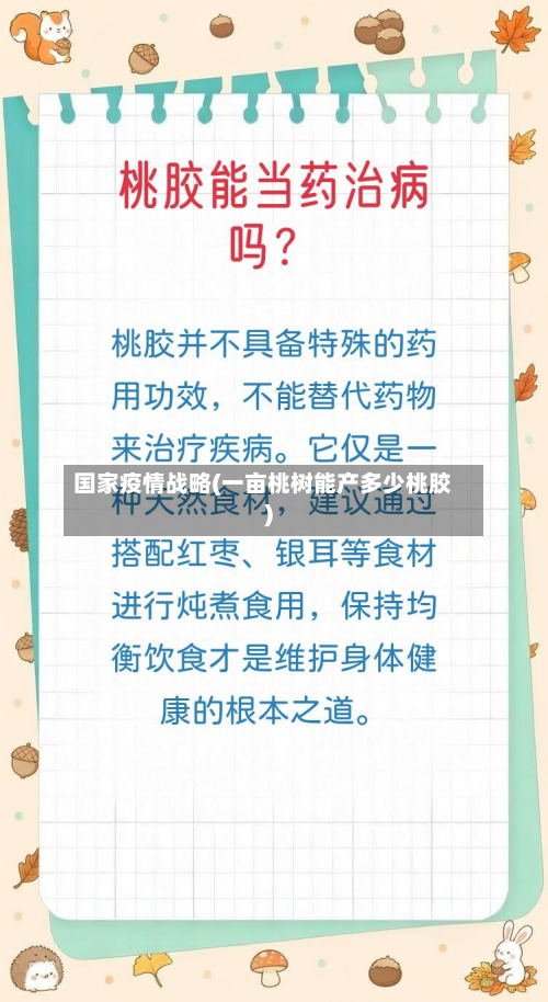 国家疫情战略(一亩桃树能产多少桃胶)-第2张图片