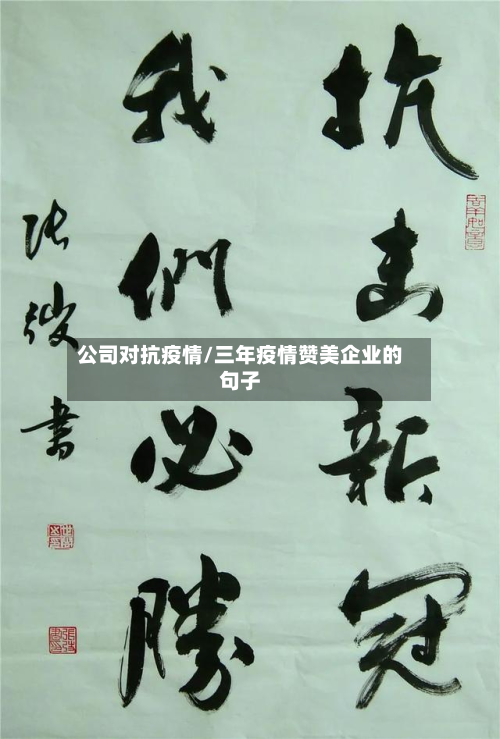 公司对抗疫情/三年疫情赞美企业的句子-第2张图片