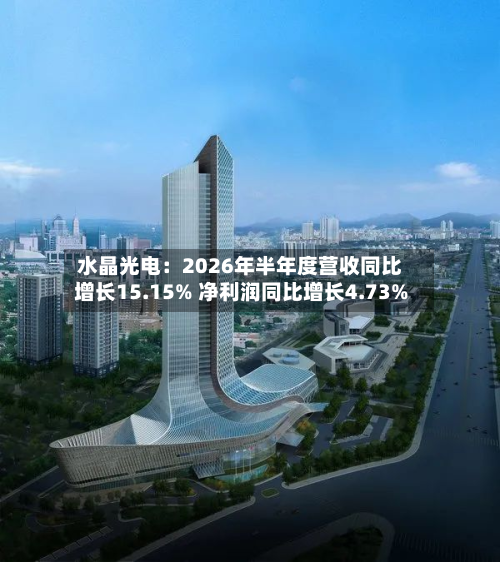 水晶光电：2026年半年度营收同比增长15.15% 净利润同比增长4.73%-第3张图片