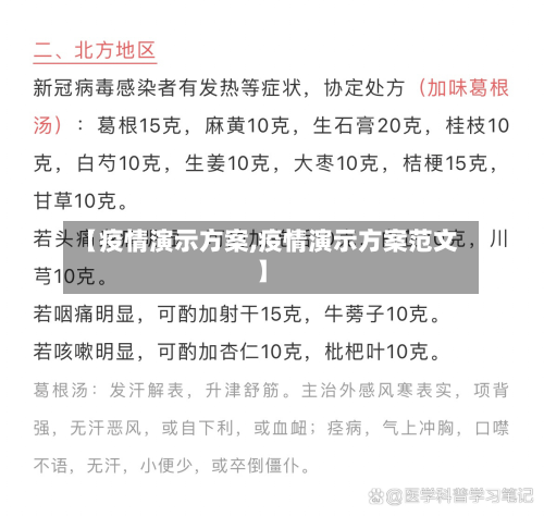 【疫情演示方案,疫情演示方案范文】-第1张图片