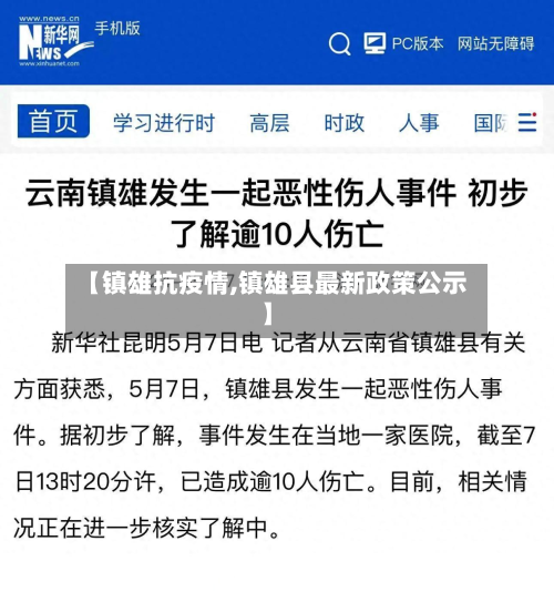 【镇雄抗疫情,镇雄县最新政策公示】-第1张图片