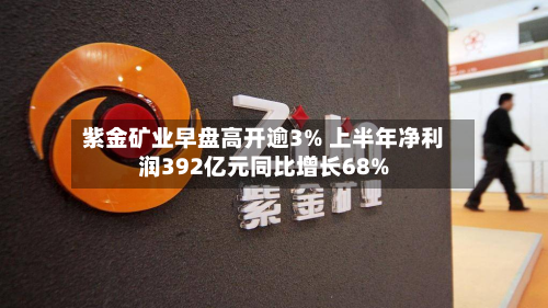 紫金矿业早盘高开逾3% 上半年净利润392亿元同比增长68%-第3张图片