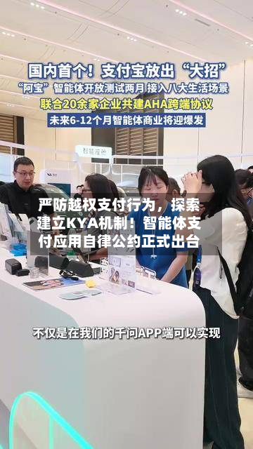 严防越权支付行为，探索建立KYA机制！智能体支付应用自律公约正式出台-第3张图片